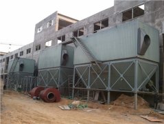 獻縣鑄造廠砂處理線ZC72-3反吹袋式除塵器交付使用 獻縣鑄造廠砂處理線ZC72-3反吹袋式除塵器交付使用